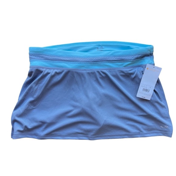 C9 by Champion Pants - C9 by champion women’s gray and blue duo dry athletic Skort size medium NWT
